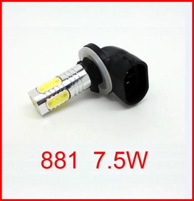 2 pieces/lot 7.5w 881 880 high power led 7.5w cree chip led smd fog light daytime running light bulbs