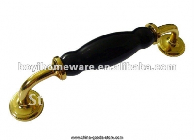 black ceramic hand shaped door knob whole and retail discount 50pcs/lot ibk-bgp
