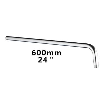 e-pak ouboni new 60cm round stainless steel shower arm 5622-60 for shower head holder wall mounted shower bar rod in bathroom