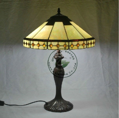 $100 off per $600 order dia.16 inch baroque tiffany style stained glass desk lamp,ysl-td0188