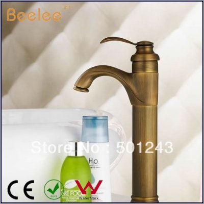 +antique brass faucet single handle wash basin mixer tap qh0426a