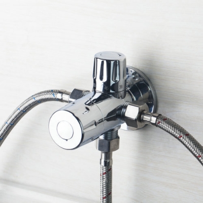 e-pak triangle valve bathroom accessory shower water separator three angle valve an inlet outlet two three-way 5676 valve