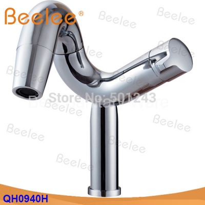 excellent polished stylish single handle single hole brass bathroom basin faucet sink faucet mixer tap(qh0940h)