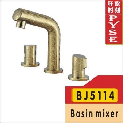 2014 top fashion real ceramic kitchen faucet torneira para banheiro bj5114 golden/classic basin faucet mixer tap
