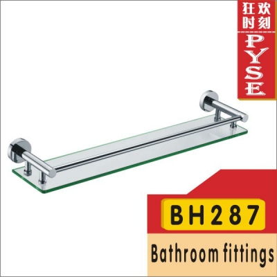 bh287 brass chrome glass shelf glass shelf brackets bathroom accessory bathroom fitting