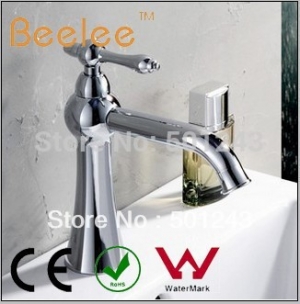+deck mount single handle bathroom basin mixer sink mixer faucet qh0507