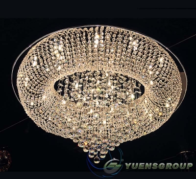 dia.85cm modern style crystal ceiling lamp luxury lighting for living room,ysl-pc0148
