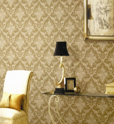 dl38606 high-class embossed damask style art pattern breath wallpaper rolls for bedroom