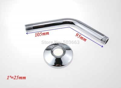 e-pak er 5613/2 er whole and retail bathrom showers wall mounted shower arm polished chrome brass rain shower arm