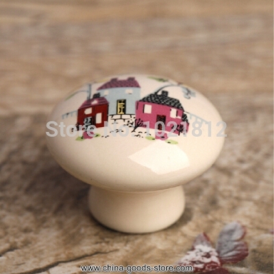 little fairy tale house ceramic cabinet knobs cabinet cupboard closet dresser knobs handles pulls knobs kitchen bedroom lovely