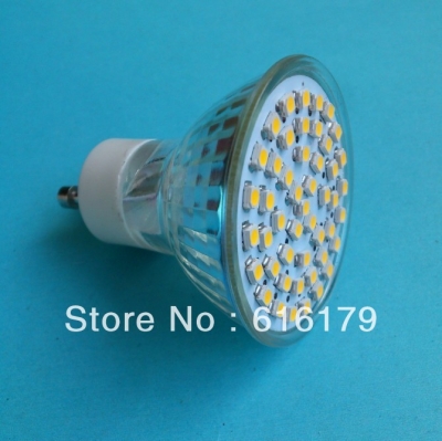 promotion 48 led lamps 3528 smd gu10 4w warm/white smd bulb lamp