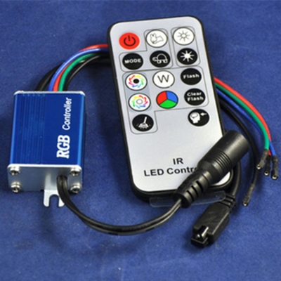 rgb light strip 14key 12~24v 12a led controller ir remote dimmer ip65 waterproof ysl-rgb14
