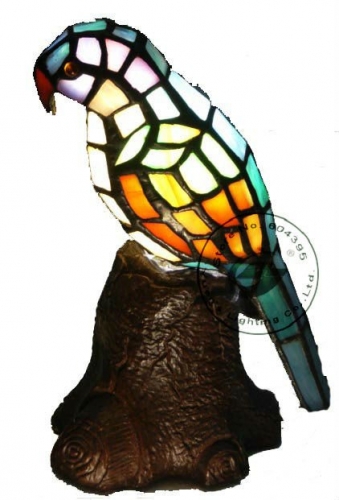 tiffany style parrot modelling night lights,bedside lamp,home decor.ysl-td0111