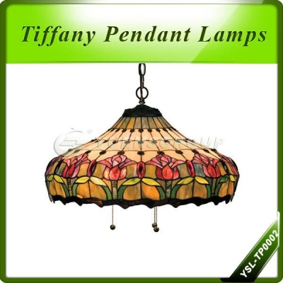 20 inch tiffany-style tulip pattern large pendant light, (ysl-tp0002)