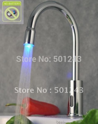 +brass led automatic sensor faucet qh0108f