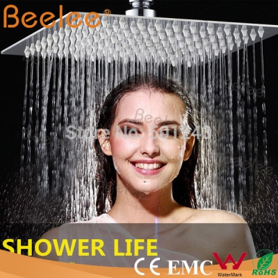 chuveiro ultrathin 12" perfect new square 304# stainless steel rain shower heads,30cm wall mounted bathroom rainfall head shower