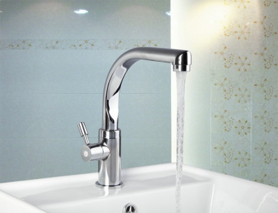 e-pak er l8453-2/1 er good quality deck mounted single handle chrome bathroom basin mixer tap basin faucet