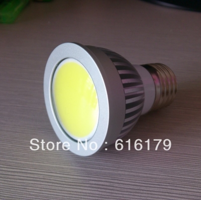50pcsx indoor lighting dimmable or no-dimmable 450lm 5w e27 cob led energy saving