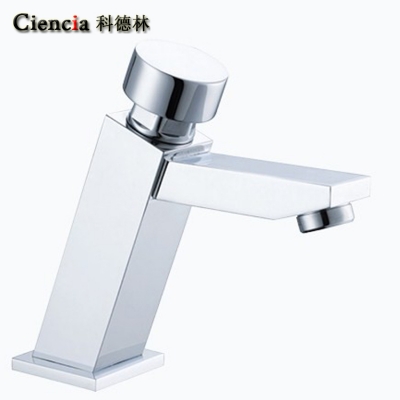 batedeira torneira para banheiro bathroom faucet dat16 brass 1/2'' time delay deck mounted self-closing tap action