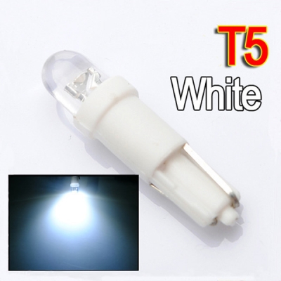 best price 6pcs/lot t5 37 58 70 1 led car auto dashboard gauge wedge side tail lights lamp bulb dc12v blue white