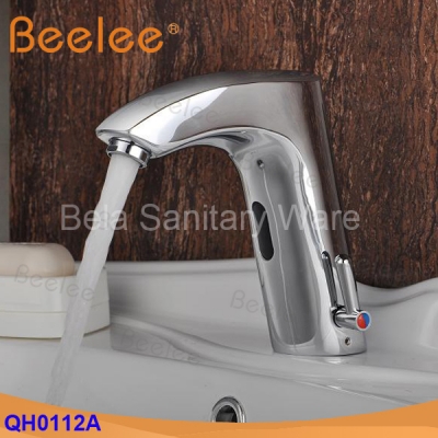 brass bathroom sink automatic sensor mixer tap and cold sensor faucet (qh0112a)