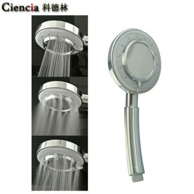 bs143 plastic chrome shower head water save
