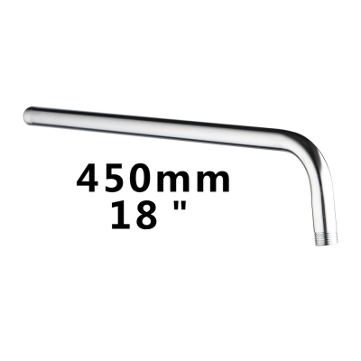 e-pak ouboni chrome polished shower arms 5622-45/12 rainshower bathroom faucet accessories shower holder stainless steel