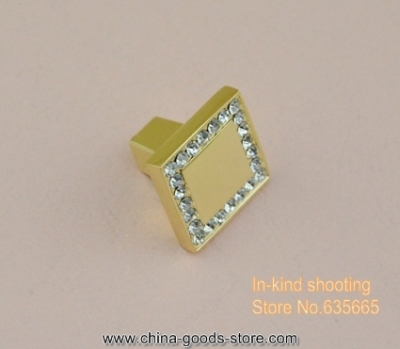 gold crystal diamond furniture handles hardware drawer wardrobe kitchen cabinets cupboard pull knob accessories