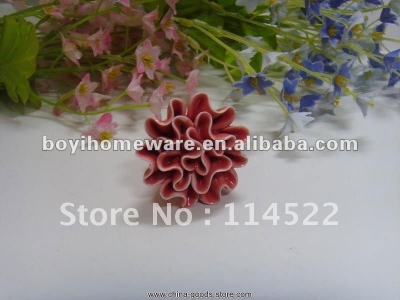 handcrafted cute flower cabinet knobs drawer knobs dresser knobs kitchen knobs whole and retail 200pcs/lot mg-4