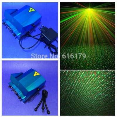 ! new blue mini projector red &green dj disco light stage xmas party laser lighting show 2pcs/lot