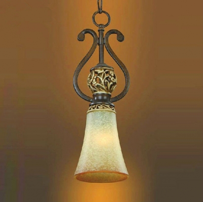 wrought iron single pendant light,ysl-td8085-1a