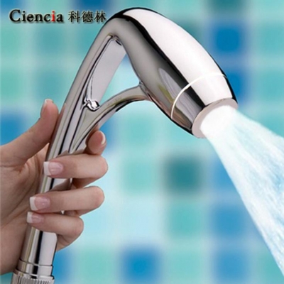 2014 direct selling limited handheld chuveiro quadrado chuveiro led showers bs142 plastic chrome water save
