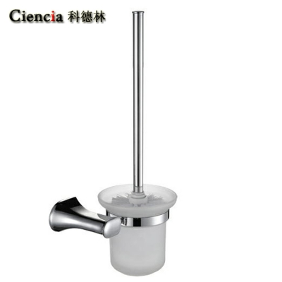 2014 direct selling real clear toilet brush bh497 chrome toilet brush holder durable type bathroom accessories