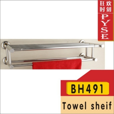bh491 stainless steel chrome towel rack bathroom accessory bathroom fitting