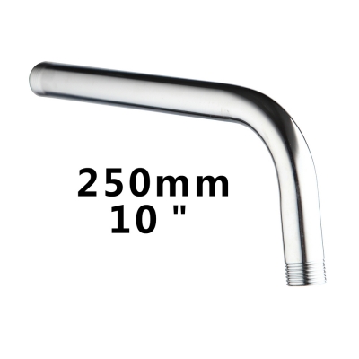 e-pak ouboni 250mm stainless steel shower arm shower head arm 5622-25/12 wall-installed shower arm,bathroom accessories