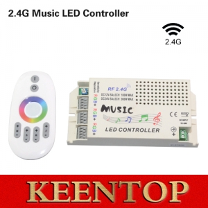 1set dc12v-24v wireless rf 2.4g music remote controller for 5050 3528 3014 rgb rgbw led strip light led control music conductor