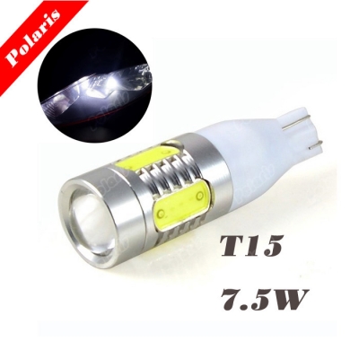 light source high power auto 5 led signal turn braking light reverse bulb t15 7.5w dc 12v white ~d
