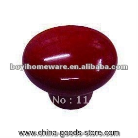 red ceramic furniture cabinet handle and knob cupboard drawer dresser pulls whole and retail r red