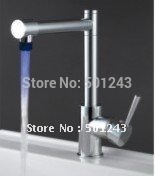 +water powered led kithen faucet qh0757f