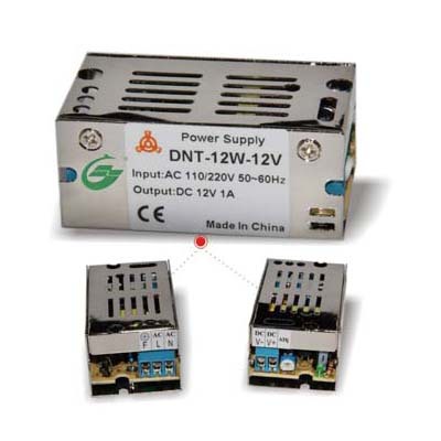 12v 1a 12w switching power supply driver for led strip light display ac100v-240v input,12v output ysl-12w-12v
