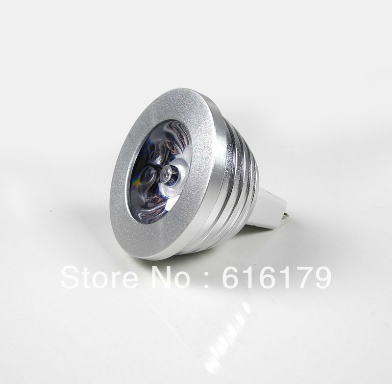 discount ship mr16 rgb led lamp 12v/dc 10w spotlight light high strength aluminum