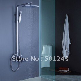 tub shower faucet with 8" shower head + hand shower qh352