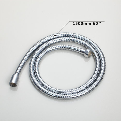 ouboni plumbing hose mangueira pull out spray 1500mm 60" hose kitchen chrome basin sink faucet stainless steel 6010 sink hose