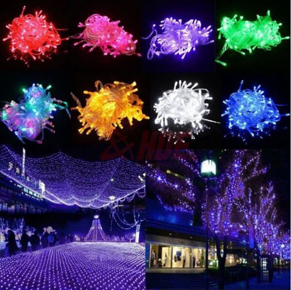 10m 100led led bulbs led fairy string lights star shape string rope light for christmas party xmas wedding lamp garland light