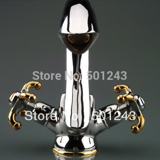 chrome brass bathroom tap basin mixer sink faucet single hole qh0545