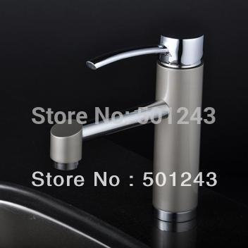 chrome single handle centerset bathroom sink faucet qh1725