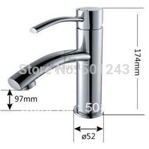 +deck-mounted single handle basin faucet qh0543