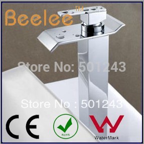 +single lever bathroom waterfall mixer tap faucet(tall) qh6001h